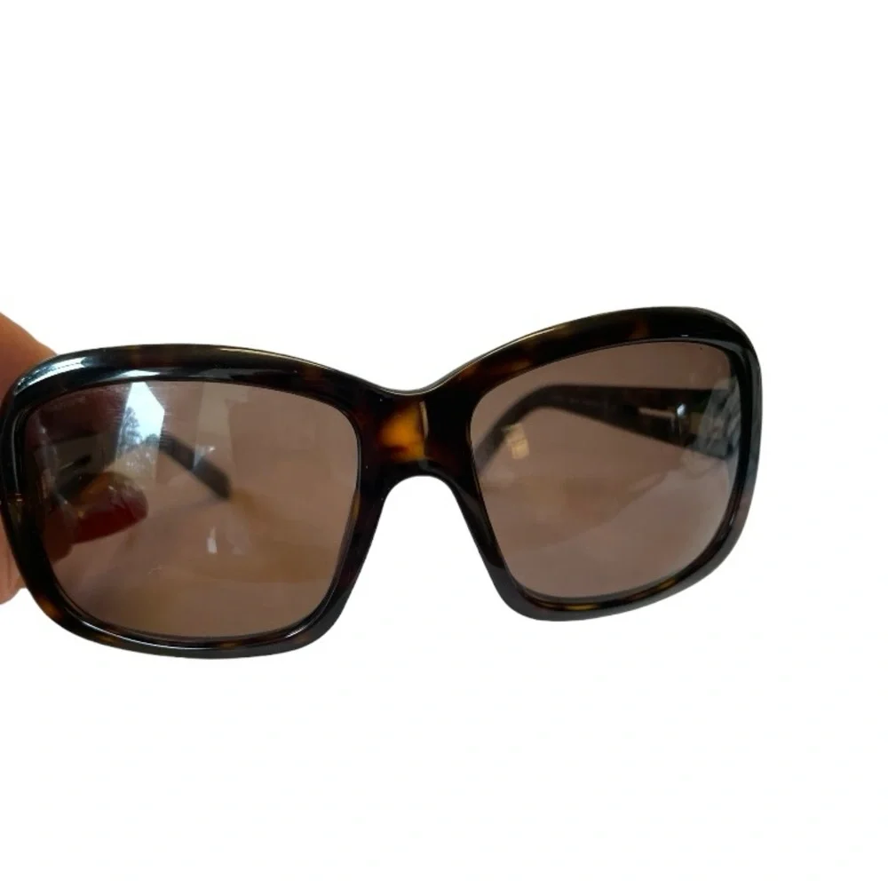 PRADA SPR19L 58/16 130 Women's Sunglasses Tortoise / Dark Grey Lens ITALY